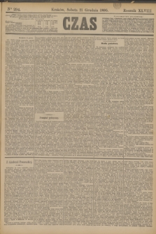 Czas. R.48, Ner 294 (21 grudnia 1895)