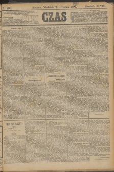 Czas. R.48, Ner 299 (29 grudnia 1895)
