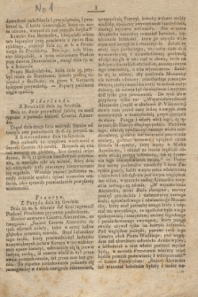 Gazeta Wielkiego Xięstwa Poznańskiego. 1826, № 1 (4 stycznia) + dod.