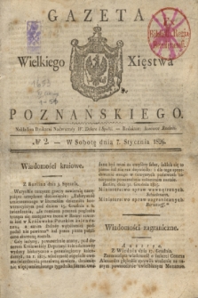 Gazeta Wielkiego Xięstwa Poznańskiego. 1826, № 2 (7 stycznia) + dod.