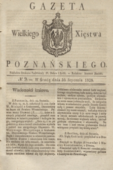 Gazeta Wielkiego Xięstwa Poznańskiego. 1828, № 9 (30 stycznia) + dod.