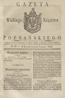 Gazeta Wielkiego Xięstwa Poznańskiego. 1828, № 11 (6 lutego) + dod.