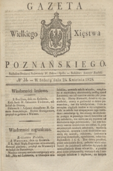 Gazeta Wielkiego Xięstwa Poznańskiego. 1828, № 34 (26 kwietnia) + dod.