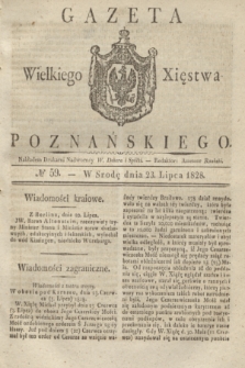 Gazeta Wielkiego Xięstwa Poznańskiego. 1828, № 59 (23 lipca) + dod.