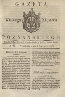 Gazeta Wielkiego Xięstwa Poznańskiego. 1828, № 64 (9 sierpnia) + dod.