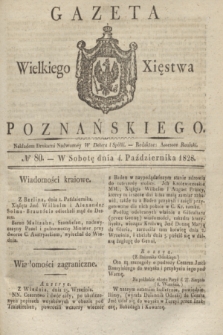 Gazeta Wielkiego Xięstwa Poznańskiego. 1828, № 80 (4 października) + dod.