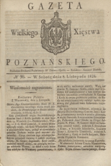 Gazeta Wielkiego Xięstwa Poznańskiego. 1828, № 90 (8 listopada) + dod.