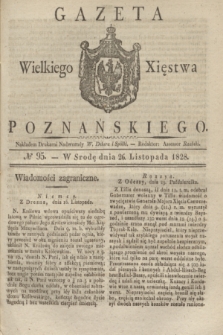 Gazeta Wielkiego Xięstwa Poznańskiego. 1828, № 95 (26 listopada) + dod.