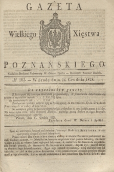Gazeta Wielkiego Xięstwa Poznańskiego. 1828, № 103 (24 grudnia) + dod.