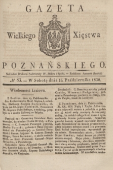 Gazeta Wielkiego Xięstwa Poznańskiego. 1830, № 83 (16 października) + dod.