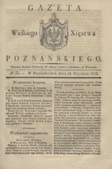 Gazeta Wielkiego Xięstwa Poznańskiego. 1832, № 25 (30 stycznia)