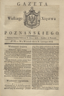 Gazeta Wielkiego Xięstwa Poznańskiego. 1832, № 44 (21 lutego)