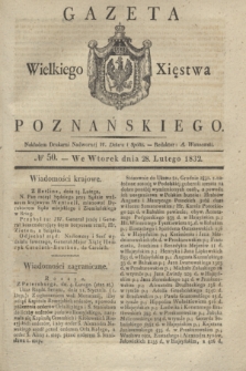 Gazeta Wielkiego Xięstwa Poznańskiego. 1832, № 50 (28 lutego)