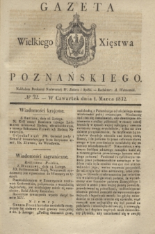 Gazeta Wielkiego Xięstwa Poznańskiego. 1832, № 52 (1 marca)