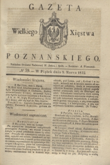 Gazeta Wielkiego Xięstwa Poznańskiego. 1832, № 59 (9 marca)