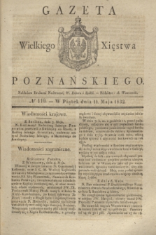 Gazeta Wielkiego Xięstwa Poznańskiego. 1832, № 110 (11 maja)