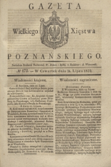 Gazeta Wielkiego Xięstwa Poznańskiego. 1832, № 172 (26 lipca)
