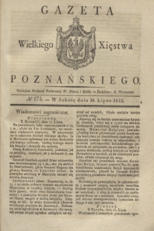 Gazeta Wielkiego Xięstwa Poznańskiego. 1832, № 174 (28 lipca)