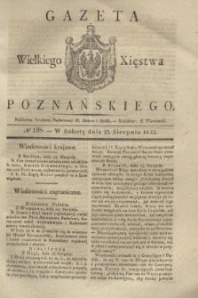 Gazeta Wielkiego Xięstwa Poznańskiego. 1832, № 198 (25 sierpnia)