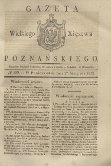 Gazeta Wielkiego Xięstwa Poznańskiego. 1832, № 199 (27 sierpnia)