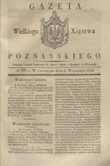 Gazeta Wielkiego Xięstwa Poznańskiego. 1832, № 208 (6 września)