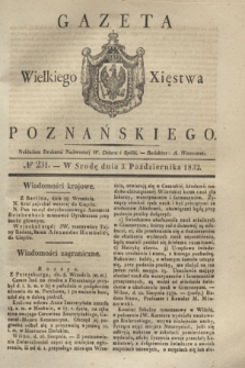 Gazeta Wielkiego Xięstwa Poznańskiego. 1832, № 231 (3 października)