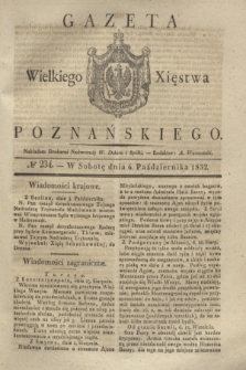 Gazeta Wielkiego Xięstwa Poznańskiego. 1832, № 234 (6 października)