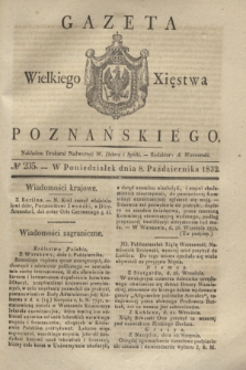 Gazeta Wielkiego Xięstwa Poznańskiego. 1832, № 235 (8 października)