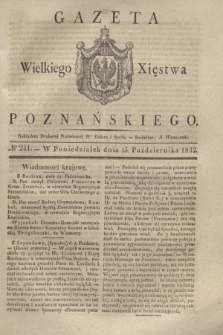 Gazeta Wielkiego Xięstwa Poznańskiego. 1832, № 241 (15 października)