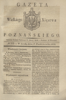 Gazeta Wielkiego Xięstwa Poznańskiego. 1832, № 243 (17 października)