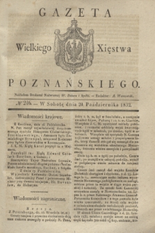 Gazeta Wielkiego Xięstwa Poznańskiego. 1832, № 246 (20 października)