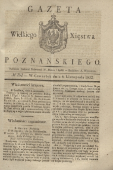 Gazeta Wielkiego Xięstwa Poznańskiego. 1832, № 262 (8 listopada)