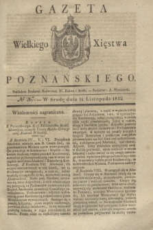 Gazeta Wielkiego Xięstwa Poznańskiego. 1832, № 267 (14 listopada)