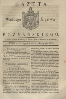 Gazeta Wielkiego Xięstwa Poznańskiego. 1832, № 269 (16 listopada)