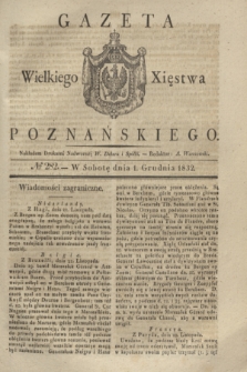 Gazeta Wielkiego Xięstwa Poznańskiego. 1832, № 282 (1 grudnia)