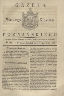 Gazeta Wielkiego Xięstwa Poznańskiego. 1832, № 283 (3 grudnia)
