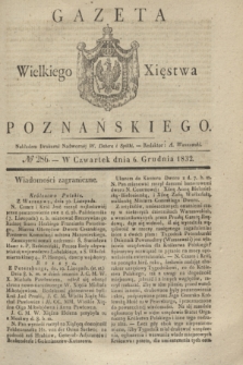 Gazeta Wielkiego Xięstwa Poznańskiego. 1832, № 286 (6 grudnia)