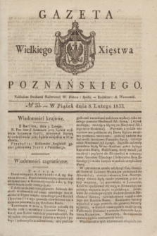 Gazeta Wielkiego Xięstwa Poznańskiego. 1833, № 33 (8 lutego)