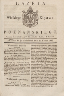 Gazeta Wielkiego Xięstwa Poznańskiego. 1833, № 59 (11 marca)