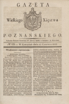 Gazeta Wielkiego Xięstwa Poznańskiego. 1833, № 135 (13 czerwca)