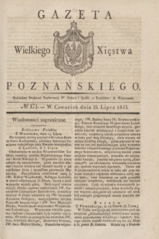 Gazeta Wielkiego Xięstwa Poznańskiego. 1833, № 171 (25 lipca)