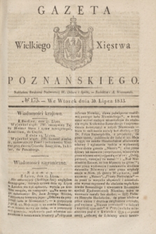 Gazeta Wielkiego Xięstwa Poznańskiego. 1833, № 175 (30 lipca)