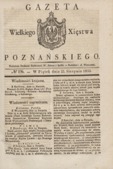 Gazeta Wielkiego Xięstwa Poznańskiego. 1833, № 196 (23 sierpnia)