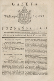 Gazeta Wielkiego Xięstwa Poznańskiego. 1833, № 204 (2 września)