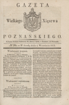 Gazeta Wielkiego Xięstwa Poznańskiego. 1833, № 206 (4 września)