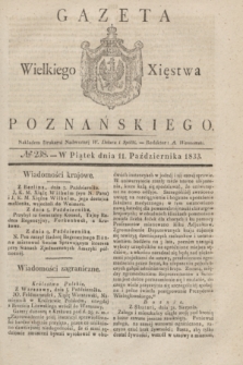 Gazeta Wielkiego Xięstwa Poznańskiego. 1833, № 238 (11 października)