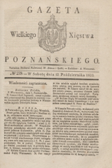 Gazeta Wielkiego Xięstwa Poznańskiego. 1833, № 239 (12 października)