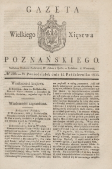 Gazeta Wielkiego Xięstwa Poznańskiego. 1833, № 240 (14 października)