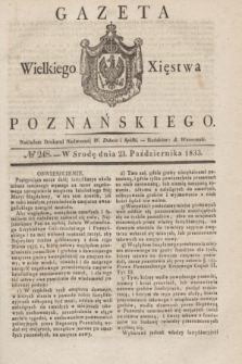 Gazeta Wielkiego Xięstwa Poznańskiego. 1833, № 248 (23 października)