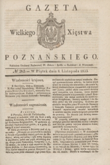 Gazeta Wielkiego Xięstwa Poznańskiego. 1833, № 262 (8 listopada)